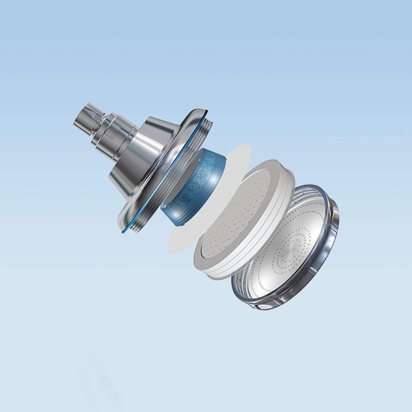 Ionic Shower Filter Wall Mount